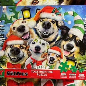 🧩 400 piece Selfies “Together Time Puzzle”. Multi sized pieces. Complete.